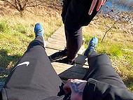 Danish girl just walks with boyfriend and desire to be fucked in the fresh air fills her 5