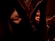 Rendezvous in club ends for greenh-haired stunner Alexxa Vice and her ex-lover with hot anal sex 7