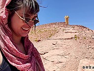 Spanish couple goes on their first ever trip during which they have sex on the beach and not only 4