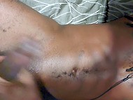 Slender guy with tattoos and ring on penis wants to show how he reaches orgasm on webcam 10