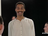 Pretty German girl tests Tinder in real life and enjoys unforgettable sex with black stranger 10