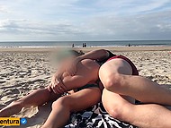 Many wonderful women are brave enough to have anal sex on the beach 7