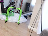 Pretty Latina with beautiful natural boobs Scarlett Alexis nicely screwed by agent at audition 5