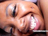 Black guy helps pretty chocolate with big ass to get sexual pleasure with help of the BBC 5