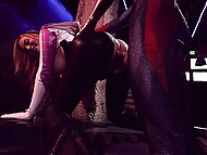 Porn parody where natural Gwen played by Blake Blossom tempts Spider-Man into fucking 10