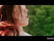 Exhausted and injured warrior has a dream in which he has sensual outdoor sex with beautiful stranger 7