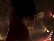 Busty Slovenian's dance of passion performed by the steel pole captured on amateur camera 4