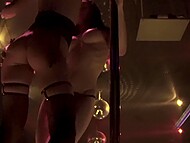 Busty Slovenian's dance of passion performed by the steel pole captured on amateur camera 9