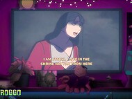 Man was just sitting at computer when stepmother burst into room and shared a bed with him in the XXX cartoon 11