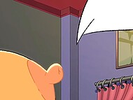 Cartoon character eats cookie that causes a boner and makes him frolic with the minx 10