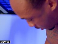 Black man caught having fun with fleshlight and dragged into anal sex with white roommate 6