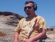 Filthy MILF moaned so loud during anal sex on the beach that her lover’s blind friend regained his ability to see 8