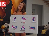 The stud and the cute MILF enjoy having sexual game during which they stroke each other’s genitals 9