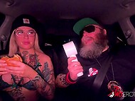 Alt bitch with lots of tattoos willingly uses the stud’s big throbbing cock to fulfill her carnal desires 11