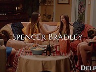 Horny girlfriends have a wild lesbian group sex and involve a new vibrator in the sweet process 4