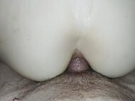 Stud sticks thick XXX phallus between round butt cheeks of his amateur Latina girlfriend in POV 7