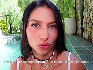My best friend's stepsister Miss Ary turns 18, and she desires a fuck, POV 5