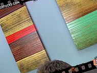 College teen whore Jamie dominates her BF Kip 7