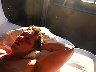 French Brutus gives crude remarks for gentle pleasure with his own dick 10