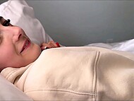Sick stepsister Sophie Tyler recovers due to cock of her stepbrother Alex Adams 4