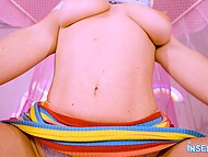 Buxom blonde with glasses Slimthick Vic spreads legs to get properly pounded   4