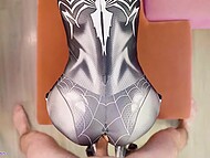 Letty Black's Spider Gwen cosplay gets VIP escort for an extreme hard fuck 10