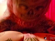 Sascha Ink's craving: a mammoth member for her mouth and pussy 7