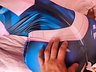 Sweetie Fox cosplays Ochako Uraraka who is getting banged after she enters a hero academy 10